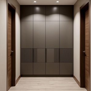 Серия встроенных шкафов "Bande de bois".