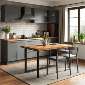 Серия кухонь "Графит".