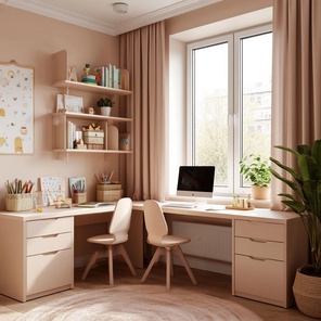 Серия мебели для детской "Радуга".